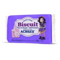MASSA P/BISCUIT 90G LILAS 528 ACRILEX