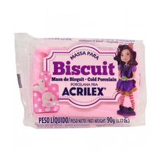 MASSA P/BISCUIT 90G ROSA 537 ACRILEX