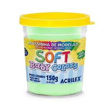 Massa Modelar Soft 150g Verde Bebe 073150810