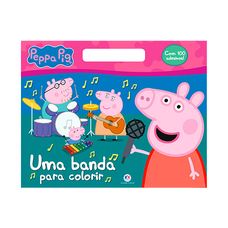 LIVRO PEPPA PIG UMA BANDA PARA COLORIR