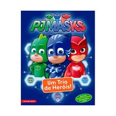 LIVRO P/ COLORIR PJ MASKS UM TRIO DE HEROIS