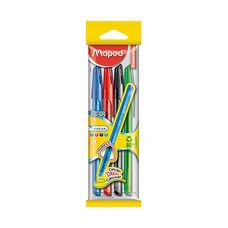Caneta Esferográfica Maped Essentials Ice Média Flow C/4 Cores