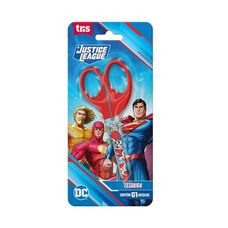 Tesoura Escolar Lâmina Decorada 13cm Liga da Justiça - Tris