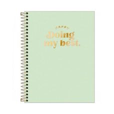 Caderno Espiral Colegial Capa Plástica 10x1 Happy Verde 160F - Tilibra