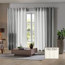 CORTINA PRATIKA 4,20X2,50 BELLINI AREIA - BELLA JANELA