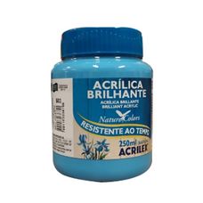 Tinta Acrilica Brilhante 250ml 503 Azul Celeste 3325 Acrilex