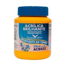 TINTA ACRILICA BRILHANTE 250ML 505 AMARELO OURO 3325 ACRILEX