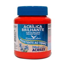 Tinta Acrilica Brilhante 250ml 508 Vermelho Escarlate 3325 Acrilex