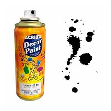 DECOR PAINT SPRAY 150ML 520 PRETO 10150