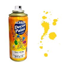 DECOR PAINT SPRAY 150ML 522 AMARELO 10150