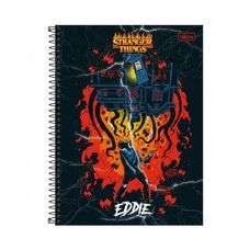 Caderno Espiral C/D Universitário 10 Matérias Stranger Things 160F - Tilibra - Capas Sortidas