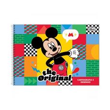 Caderno Cartografia e Desenho Espiral C/D Mickey 80F - Tilibra - Capas Sortidas