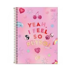 Caderno Univ C/D 20 Matérias 320F Capricho - Tilibra - Capas Sortidas