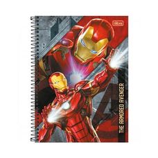 Caderno Espiral Universitário Capa Dura 1x1 Avengers 80 Folhas - Tilibra - Capas Sortidas
