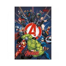 Caderno Brochura Capa Dura 1/4 Avengers 80F - Tilibra - Capas Sortidas