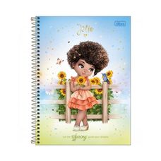 Caderno Univ C/D 1x1 80F Jolie - Tilibra - Capas Sortidas