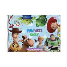 Caderno Espiral Cartografia e Desenho Capa Dura Toy Story 80 Folhas - Tilibra - Capas Sortidas
