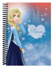 Caderno Colegial C/D 1/4 90F Princess - BAG - Capas Sortidas