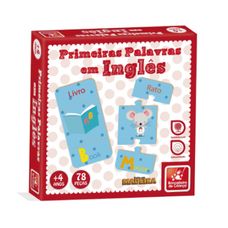JOGO EDUCATIVO PALAVRAS EM INGLÊS 9299 - BRINCADEIRA DE CRIANÇA