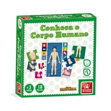 JOGO EDUCATIVO CONHECENDO O CORPO HUMANO - BRINCADEIRA DE CRIANÇA