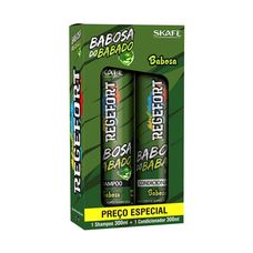 Kit Shampoo+Condicionador Skafe Regefort Babosa do Babado 300ml