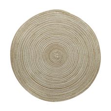 Lugar Americano Poliester Marrom e Branco 38cm