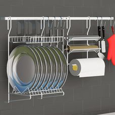 Kit Cozinha Suspensa Elegance 3 Branco - Dicarlo