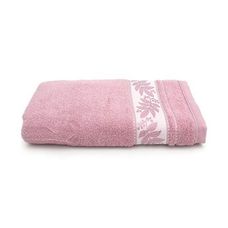 TOALHA DE BANHO JACQUARD RELVA ROSA SANTISTA