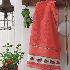 Pano de Copa para Bordar 45x70cm Jacquard Picnic Melancia - Dohler