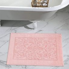 Toalha Para Piso de Banheiro Jacquard Confort Rose - Dohler