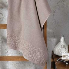 Toalha de Rosto Jacquard Confort Fj6509 Caqui - Dohler
