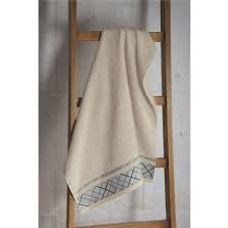 Toalha de Rosto 50x80cm Jacquard Premium Bege - Dohler