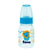 Mamadeira Fiona Silicone Azul 120ml - Lillo