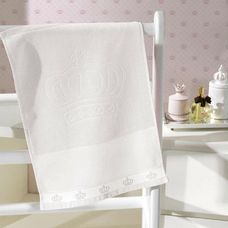 Toalha de Lavabo Para Bordar Baby Classic 30x45cm Branco - Dohler