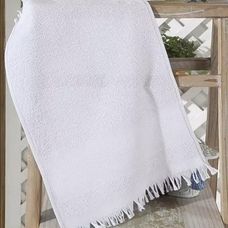 TOALHA DE LAVABO PARA BORDAR CAPRI 25X36CM BRANCO - DOHLER