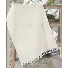 TOALHA DE LAVABO PARA BORDAR CAPRI 25X36CM MARFIM - DOHLER