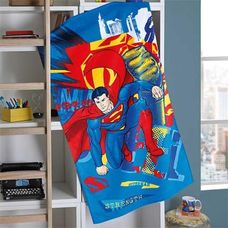 TOALHA DE BANHO INFANTIL VELOUR SUPERMAN 16 - DOHLER