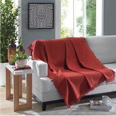 MANTA PARA SOFA 1,50X1,20M MARROCOS VERMELHO - DOHLER
