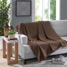 MANTA PARA SOFA 1,50X1,20M MARROCOS MARROM - DOHLER