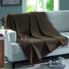 MANTA PARA SOFA 1,50X2,10M MARROCOS MARROM - DOHLER