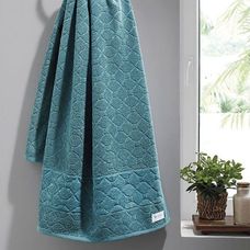 TOALHA DE BANHO FELPUDO JACQUARD SAFIRA FJ6769 VERDE - DOHLER