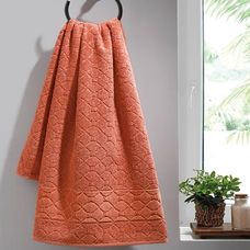 Toalha de Banho Felpudo Jacquard Safira Fj6769 Telha - Dohler