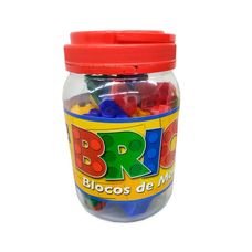 Blocos de Montar Bricks 56 Peças - Pais e Filhos Blocos de Montar Bricks 56 Peças - Pais e Filhos