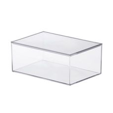 CAIXA ORGANIZADORA DE ACRÍLICO COM TAMPA 22,5X16,5X8,5CM - PARAMOUNT