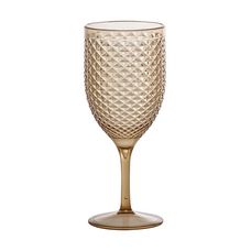 TACA PARA AGUA E VINHO LUXXOR 480ML AMBER CINTILANTE - PARAMOUNT