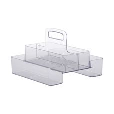 ORGANIZADOR DE ACRÍLICO DIAMOND COM ALCA DUPLO 24X24X18CM - PARAMOUNT