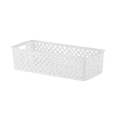 Cesto Organizador Quadratta 34x15x9cm Branco - Paramount
