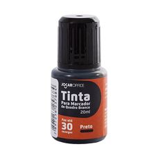 Tinta para Marcador de Quadro Branco 20ml Preto - Jocar Office