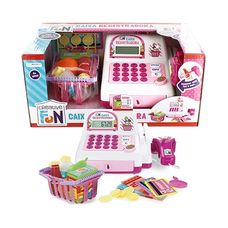 Brinquedo Caixa Registradora Rosa - Multikids