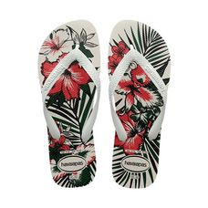 Chinelo Havaianas Aloha Branco/Branco/Preto 37/38